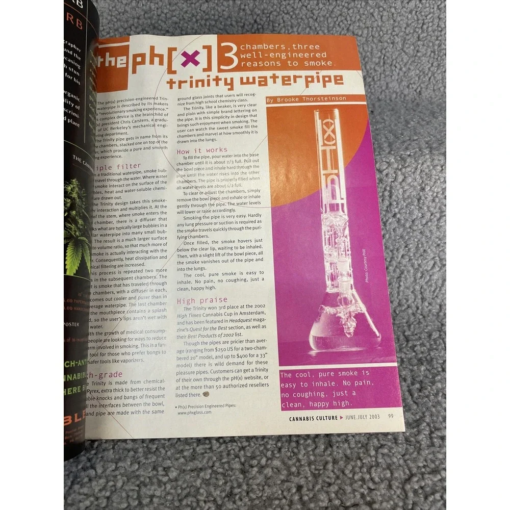 CANNABIS CULTURE MAGAZINE‎ JUNE / JULY 2003